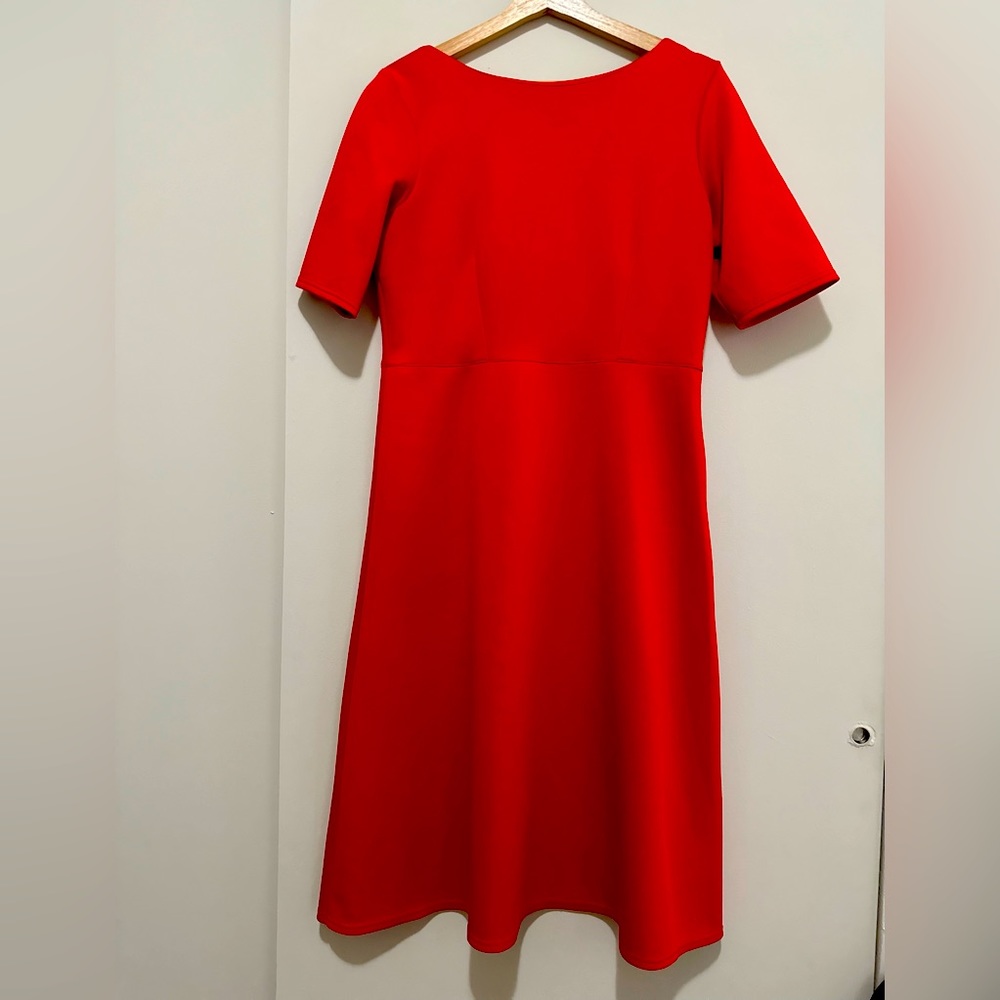 Red dress, size 16, in good condition